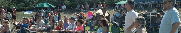 people sitting on the lawn