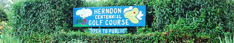 sign for golf course