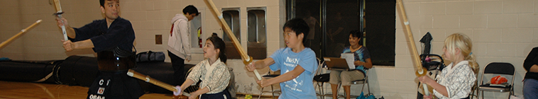 kids practicing martial arts 