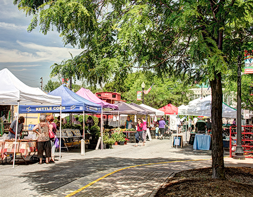 Herndon Farmers Market held on Lynn Street