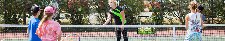 people playing tennis